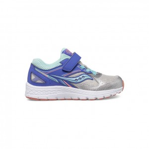 Big Kids' Saucony Cohesion 14 A/C Sneakers Silver | SOUTHAFRICA-QEN