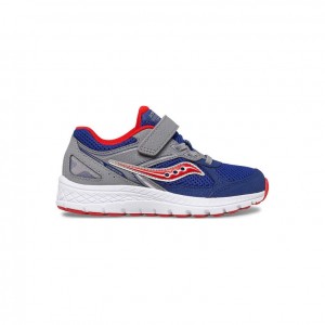 Big Kids' Saucony Cohesion 14 A/C Sneakers Navy / Grey | SOUTHAFRICA-EAN