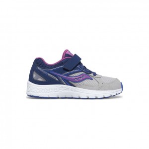 Big Kids' Saucony Cohesion 14 A/C Sneakers Navy / Grey | SOUTHAFRICA-VWA