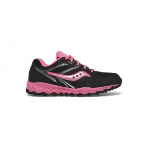 Big Kids' Saucony Cohesion TR14 Lace Sneakers Black / Pink | SOUTHAFRICA-WJC