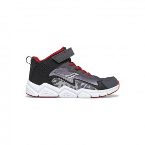 Big Kids' Saucony Flash Mid A/C Sneakers Grey | SOUTHAFRICA-JOU