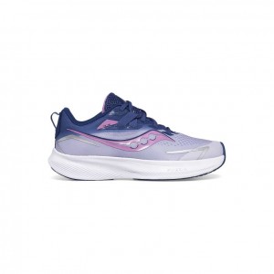 Big Kids' Saucony Ride 15 Sneakers Purple / Indigo | SOUTHAFRICA-SEF