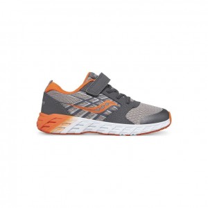 Big Kids' Saucony Wind 2.0 A/C Sneakers Grey | SOUTHAFRICA-TZM