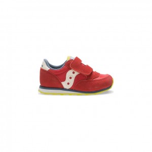 Little Kids' Saucony Baby Jazz Hook & Loop Sneakers Red | SOUTHAFRICA-IQX