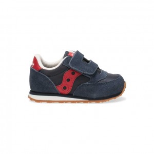 Little Kids' Saucony Baby Jazz Hook & Loop Sneakers Navy | SOUTHAFRICA-KAM