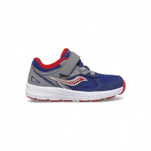 Little Kids' Saucony Cohesion 14 A/C Jr. Sneakers Navy / Grey | SOUTHAFRICA-YTS