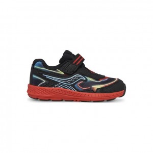 Little Kids' Saucony Ride 10 Jr. Sneakers Black | SOUTHAFRICA-NSQ