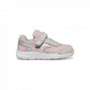 Little Kids' Saucony Ride 10 Jr. Sneakers Pink / Grey | SOUTHAFRICA-NGY