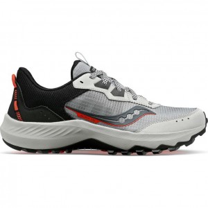 Men's Saucony Aura TR Trail Running Shoes Grey | SOUTHAFRICA-PXG