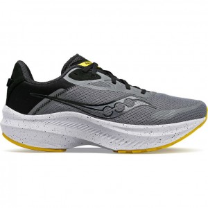 Men's Saucony Axon 3 Running Shoes Grey | SOUTHAFRICA-QBF