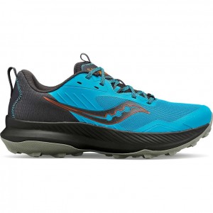 Men's Saucony Blaze TR Trail Running Shoes Blue | SOUTHAFRICA-ITO