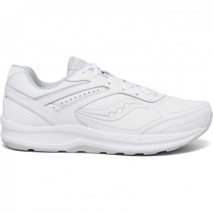 Men's Saucony Echelon Walker 3 Extra Wide Running Shoes White | SOUTHAFRICA-CDU