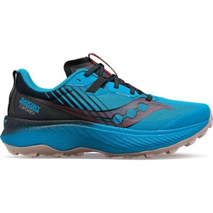 Men's Saucony Endorphin Edge Trail Running Shoes Blue | SOUTHAFRICA-AIT