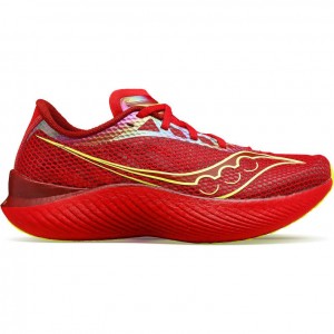 Men's Saucony Endorphin Pro 3 Running Shoes Red | SOUTHAFRICA-MBO