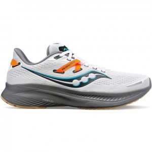 Men's Saucony Guide 16 Running Shoes White | SOUTHAFRICA-DGF