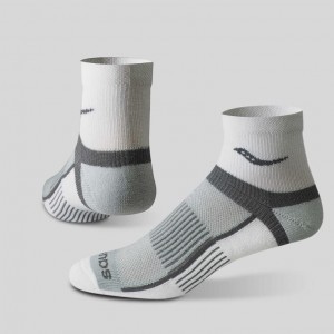 Men's Saucony Inferno Quarter 3-Pack Socks Grey | SOUTHAFRICA-NGR