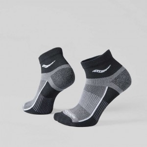 Men's Saucony Inferno Quarter 3-Pack Socks Grey | SOUTHAFRICA-NUA