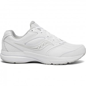 Men's Saucony Integrity Walker 3 Walking Shoes White | SOUTHAFRICA-ZJK