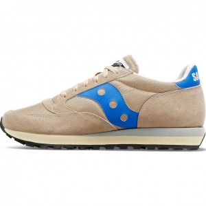 Men's Saucony Jazz 81 Sneakers Beige / Blue | SOUTHAFRICA-NPA