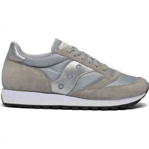 Men's Saucony Jazz 81 Sneakers Grey / Silver | SOUTHAFRICA-RWX