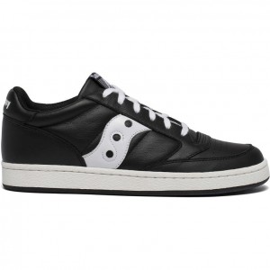 Men's Saucony Jazz Court Sneakers Black / White | SOUTHAFRICA-HAF