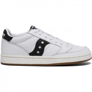 Men's Saucony Jazz Court Sneakers White / Black | SOUTHAFRICA-AJB