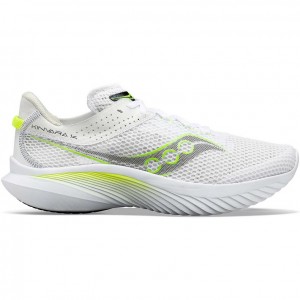 Men's Saucony Kinvara 14 Running Shoes White | SOUTHAFRICA-PGK