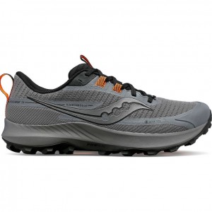 Men's Saucony Peregrine 13 GTX Trail Running Shoes Grey | SOUTHAFRICA-WDB