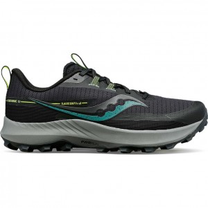 Men's Saucony Peregrine 13 Trail Running Shoes Black | SOUTHAFRICA-RQP