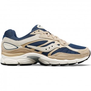 Men's Saucony ProGrid Omni 9 Premium Sneakers Beige / Blue | SOUTHAFRICA-THU