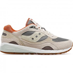 Men's Saucony Shadow 6000 Sneakers Beige / Grey | SOUTHAFRICA-JYQ