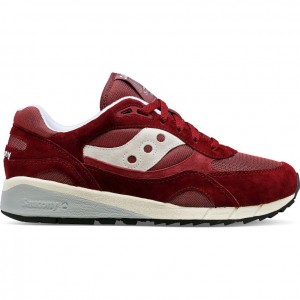 Men's Saucony Shadow 6000 Sneakers Burgundy | SOUTHAFRICA-UPJ