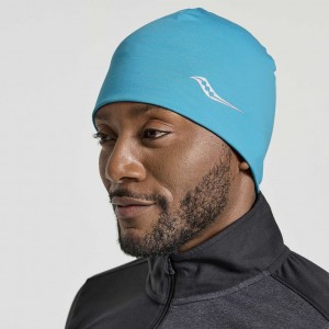 Men's Saucony Solstice Beanie Turquoise | SOUTHAFRICA-PBF