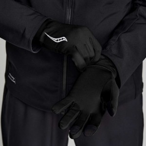 Men's Saucony Solstice Gloves Black | SOUTHAFRICA-RMJ