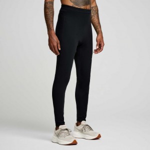 Men's Saucony Solstice Tight Black | SOUTHAFRICA-YUC