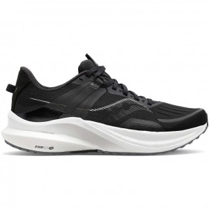 Men's Saucony Tempus Wide Running Shoes Black | SOUTHAFRICA-BIU