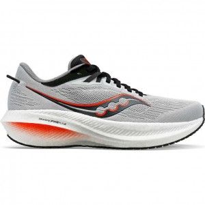 Men's Saucony Triumph 21 Running Shoes Grey | SOUTHAFRICA-NRE