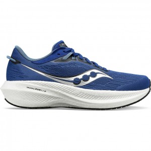 Men's Saucony Triumph 21 Running Shoes Indigo | SOUTHAFRICA-JXU