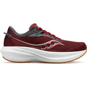 Men's Saucony Triumph 21 Running Shoes Red | SOUTHAFRICA-SJM