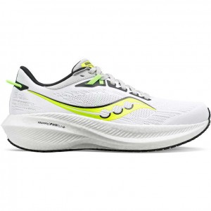 Men's Saucony Triumph 21 Running Shoes White | SOUTHAFRICA-JTD