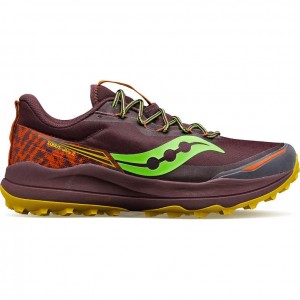 Men's Saucony Xodus Ultra 2 Trail Running Shoes Burgundy | SOUTHAFRICA-EGL