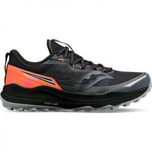 Men's Saucony Xodus Ultra 2 Trail Running Shoes Black | SOUTHAFRICA-UGT