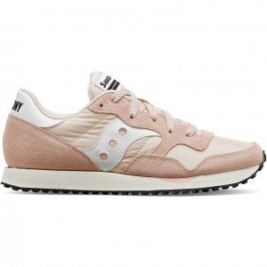 Women's Saucony DXN Sneakers Coral / White | SOUTHAFRICA-GNO