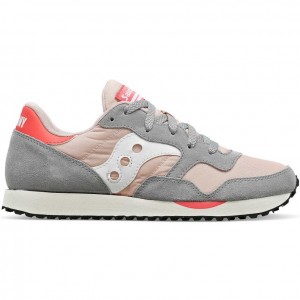 Women's Saucony DXN Sneakers Grey / Pink | SOUTHAFRICA-VXK