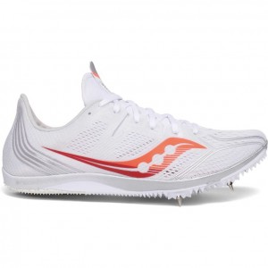 Women's Saucony Endorphin 3 Spikes White | SOUTHAFRICA-PJL