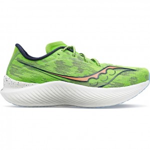 Women's Saucony Endorphin Pro 3 Running Shoes Green | SOUTHAFRICA-LGD