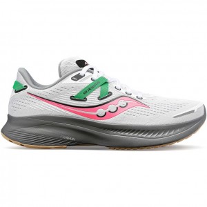 Women's Saucony Guide 16 Running Shoes White | SOUTHAFRICA-JGE