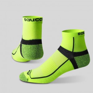 Women's Saucony Inferno Quarter 3-Pack Socks Green / Black | SOUTHAFRICA-ROI