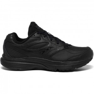 Women's Saucony Integrity Walker 3 Extra Wide Running Shoes Black | SOUTHAFRICA-TLP