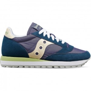 Women's Saucony Jazz Original Sneakers Navy | SOUTHAFRICA-EBI